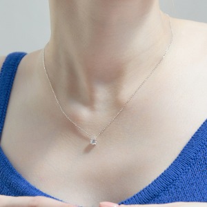 [디모멘트] Vivian 925 Silver Necklace