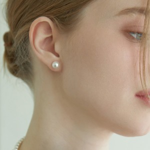 [디모멘트] Seraphine Swarovski Pearl 925 Silver Earring